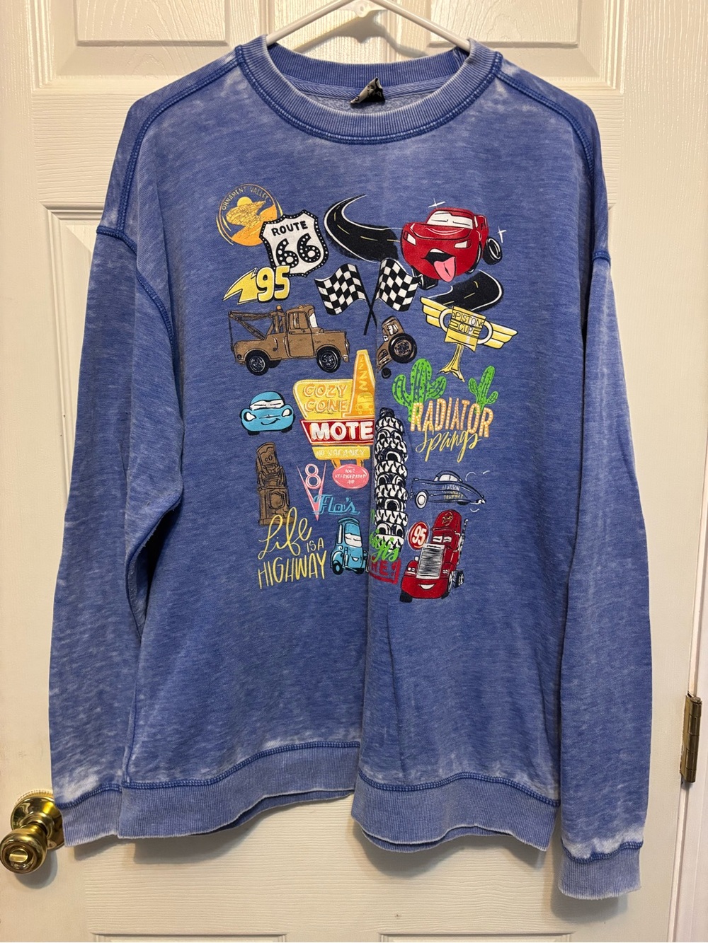 Disney Cars Screen-Printed Sweatshirt